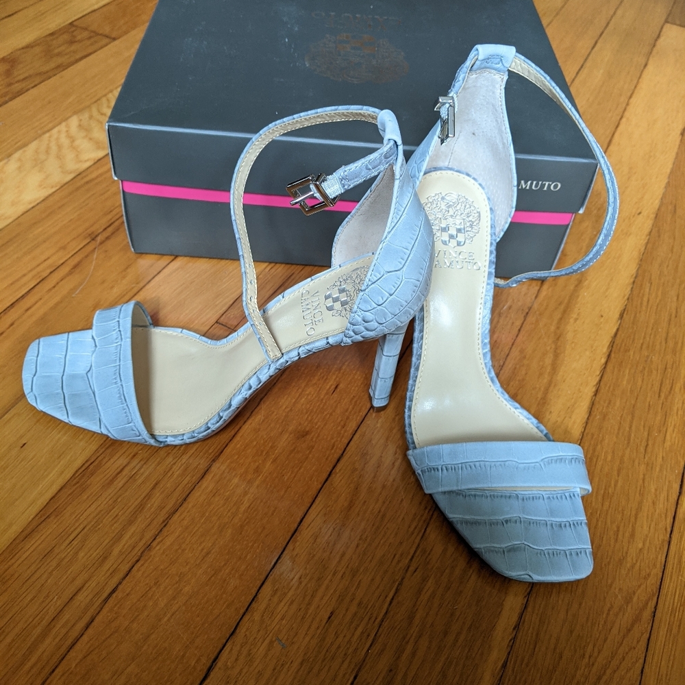 Vince Camuto baby blue stilettos